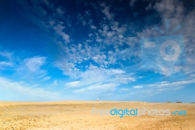 Sand And Sky Background Stock Photo