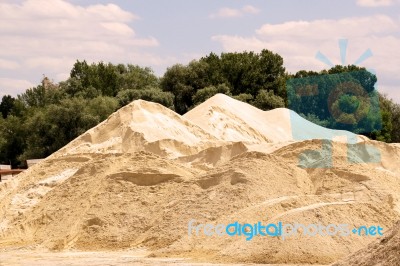 Sand Dunes Stock Photo