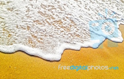 Sand Froth Stock Photo