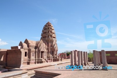 Sand Stone Castle From History Park Stock Photo