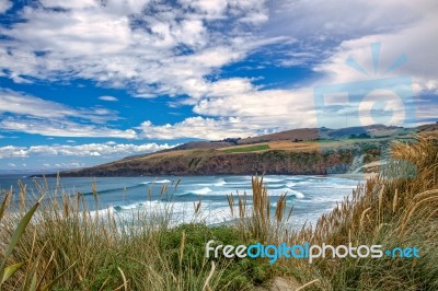 Sandfly Bay Stock Photo