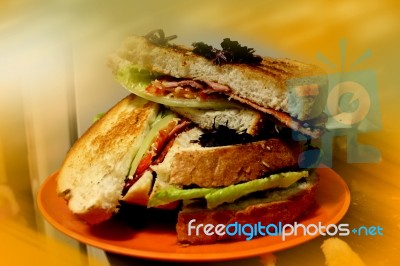 Sandwich Stock Photo