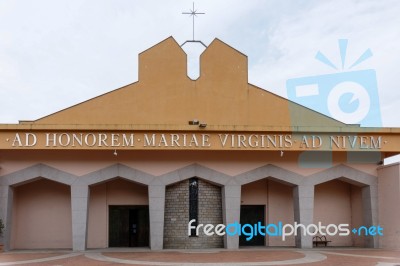 Santa Maria Della Neve Tempio Nuovo In Arzachena Sardinia Stock Photo