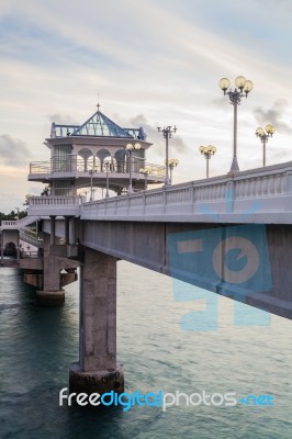 Sarasin Bridge Stock Photo