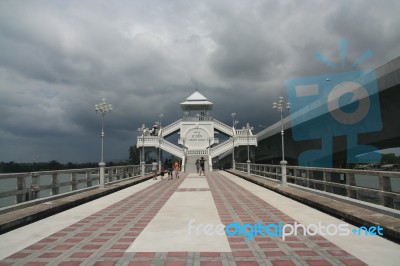 Sarasin Bridge Stock Photo