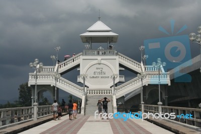 Sarasin Bridge Stock Photo