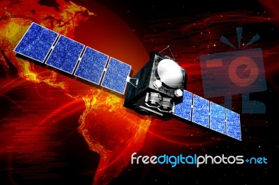 Satellite Stock Image