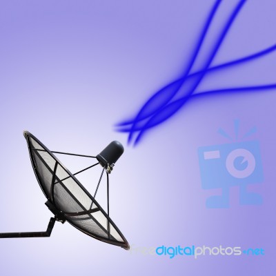 Satellite Dish Stock Image