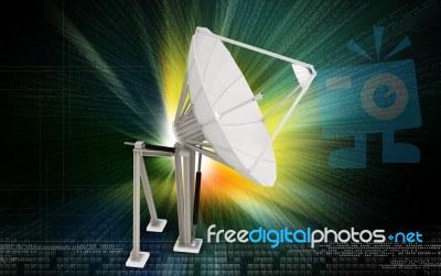 Satellite Dish Stock Image