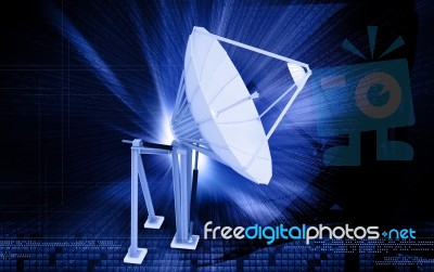 Satellite Dish Stock Image