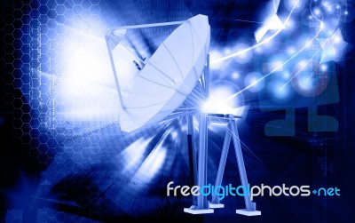 Satellite Dish Stock Image