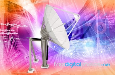 Satellite Dish Stock Image