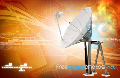 Satellite Dish Stock Image