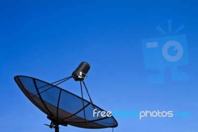 Satellite Dish Stock Photo