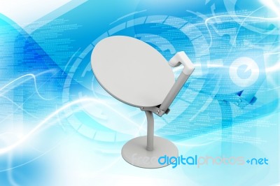 Satellite Dish Stock Image