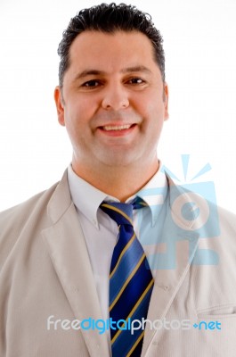 Satisfied Businessman Stock Photo