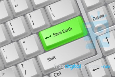 Save Earth Stock Image