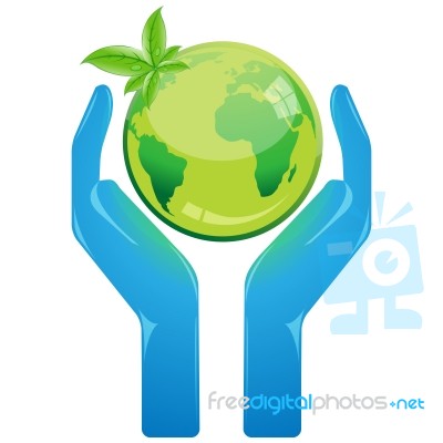 Save Earth Stock Image