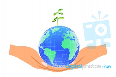 Save Our Earth Stock Image