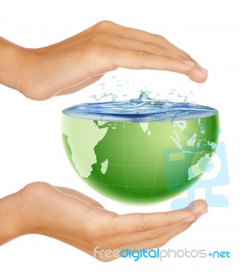 Save The Earth Stock Photo