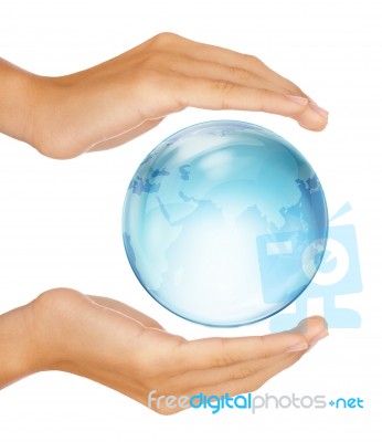 Save The Earth Stock Photo