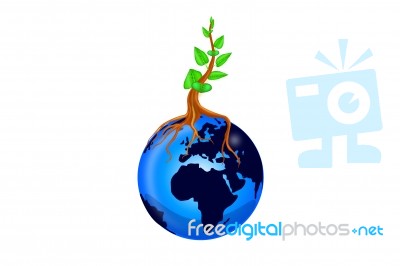 Save The Earth Concept Stock Image