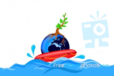 Save The Earth Concept Stock Image