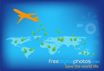 Save The Planet Stock Image