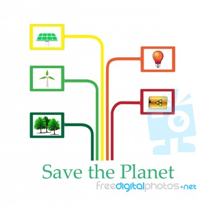 Save The Planet Stock Image