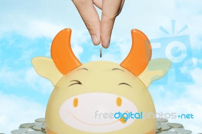 Saving  Money Concept Stock Photo