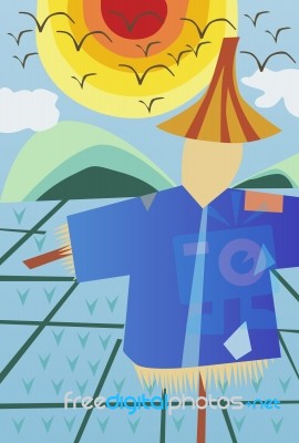 Scarecrow Stock Image