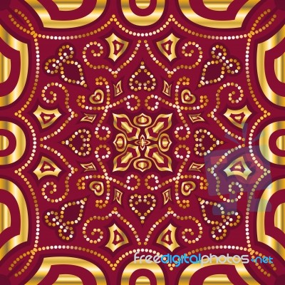 Scarf Pattern Stock Image