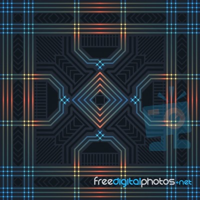 Scarf Pattern Stock Image