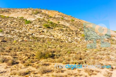 Scenic Desert Type Landscape Near Kliprand In South Africa Stock Photo