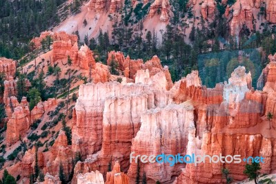 Scenic View Of Bryce Canyon Stock Photo