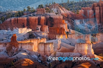 Scenic View Of Bryce Canyon Stock Photo