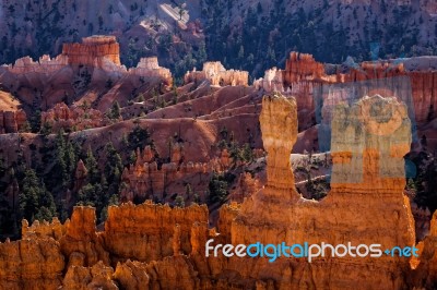 Scenic View Of Bryce Canyon Stock Photo