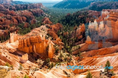 Scenic View Of Bryce Canyon Southern Utah Usa Stock Photo