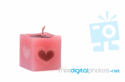 Scented Candle Stock Photo