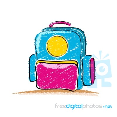 School Bag Stock Image