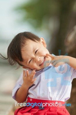 School Girl Stock Photo