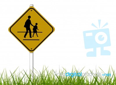 School Sign Stock Image