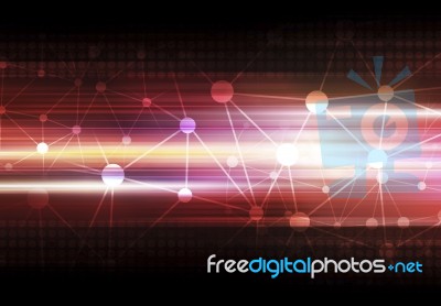 Science Technology Background Stock Image