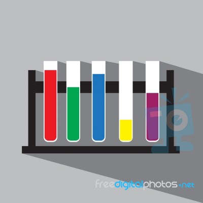 Science Vitro  Icon Stock Image