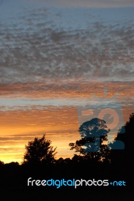 Scottish Sunset Stock Photo