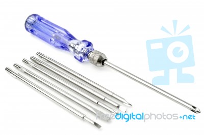 Screwdriver Set Stock Photo