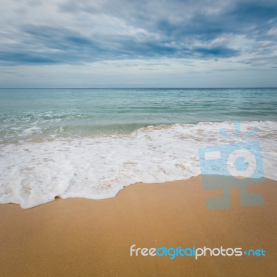 Sea And Beach Stock Photo