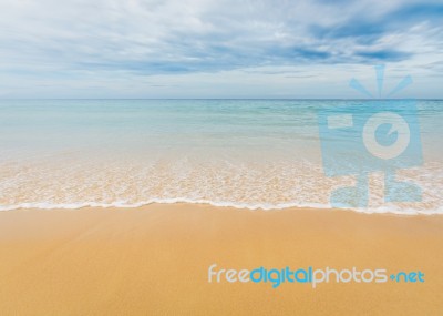 Sea And Beach Stock Photo