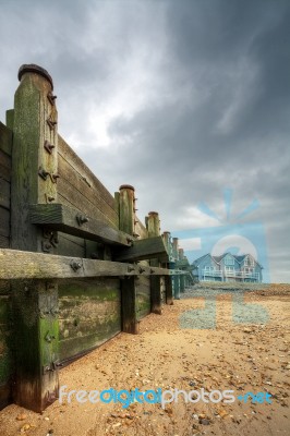 Sea Defence Stock Photo