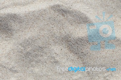 Sea Sand, Top View Stock Photo